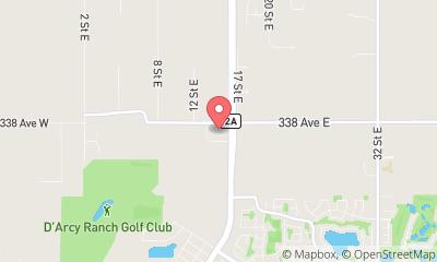 map, Okotoks GMC Chevrolet Buick