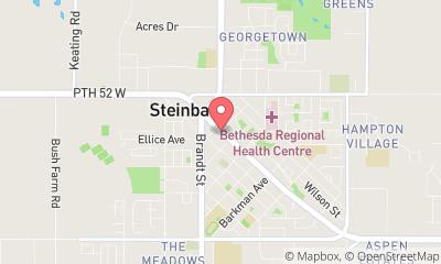 map, Steinbach Dodge Chrysler Jeep Ram