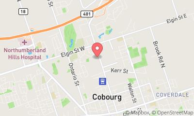 map, Cobourg Nissan