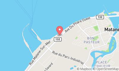 map, Location Sauvageau inc.