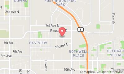 map, Warner Industries