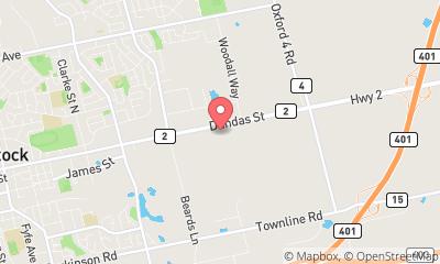 map, Woodstock Chrysler