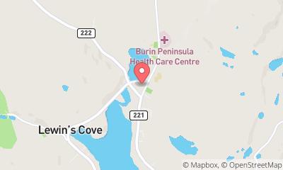 map, The Royal Garage Limited (Burin)