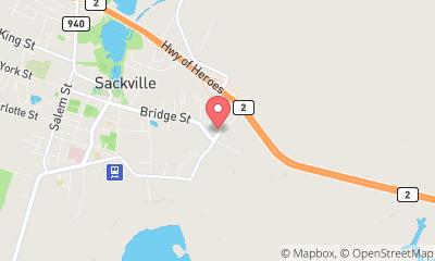 map, Sackville RV