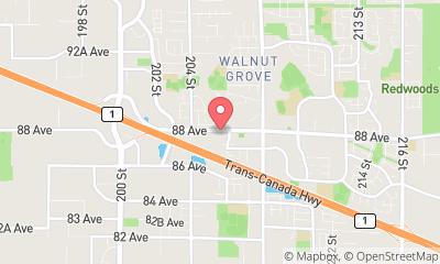 map, Norlang Auto Repair Langley