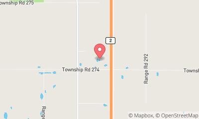 map, Airdrie Trailer Sales Service