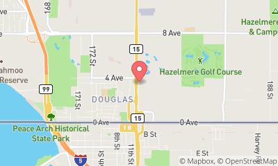 map, Pacific CVSE Inspection Station