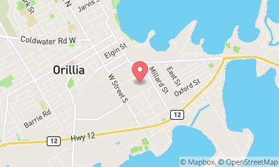 map, Orillia Premier Truck & Trailer Inc.