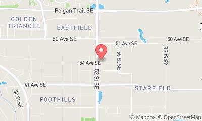 map, Calmont Leasing Calgary