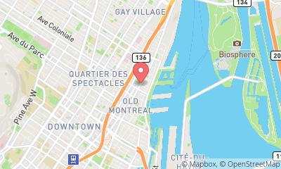 map, Remorquage VIEUX MONTREAL