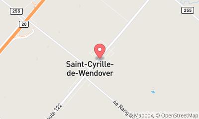map, Garage Raymond Desilets Enr