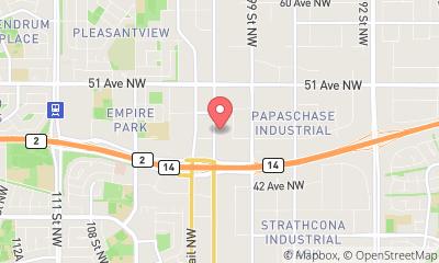 map, Speedy Auto Service Edmonton South Central