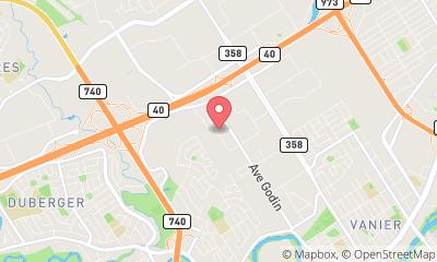 map, Auto Technique V T Inc