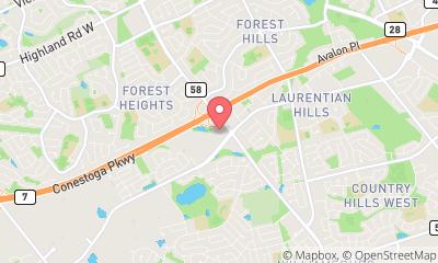 map, Canadian Tire