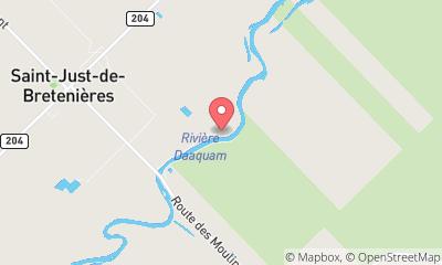 map, Chalets Villégiature et Pourvoirie Daaquam