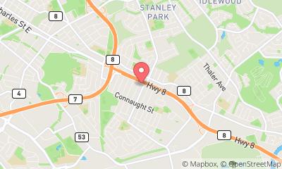 map, Kingsway Service Centre