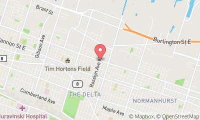 map, Gilberts Tire Sales & Service Ltd