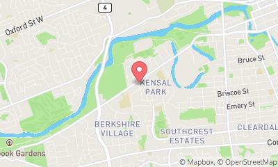 map, Hillman's Auto Centre