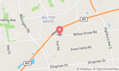 map, Duran's Auto Repair