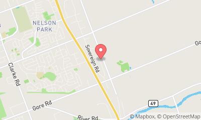 map, Newstead's Auto Care