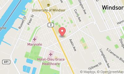 map, Canadian Tire