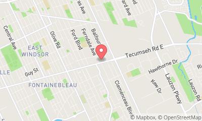 map, Mr. Lube + Tires