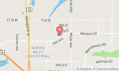 map, Value Tire (Saskatoon) Marquis