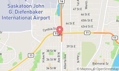 map, Saskatoon North Hyundai