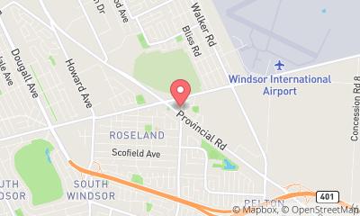 map, Fletchers Auto Service Ltd