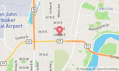 map, Brad's Towing Ltd.