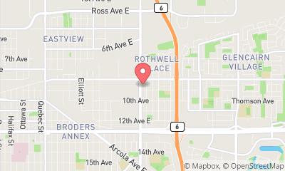 map, U-Haul of Regina