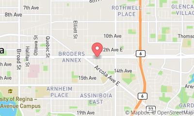 map, Lube Stop & Tire - Regina - Victoria Ave, SK