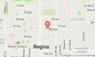 map, Urban Lube - Shop Tires, Tire and Oil Change Service Regina