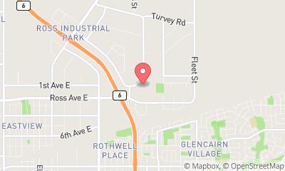 map, Maxim Truck & Trailer - Regina Trailers