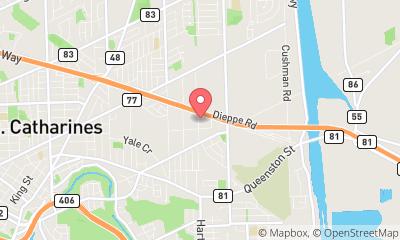 map, Q-Max Auto Centre Inc