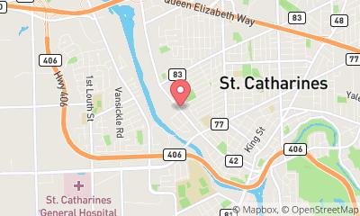 map, Ontario Street Service Centre (Auto Garage)