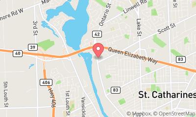 map, Kia of St. Catharines