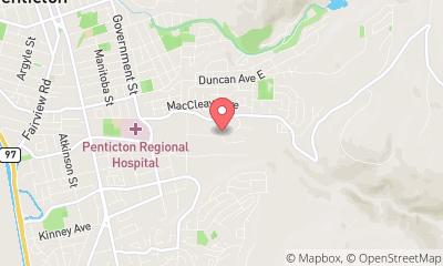 map, Penticton Towing & Recovery