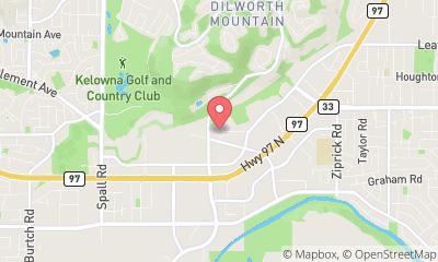 map, Okanagan Custom Trucks - Line-X Kelowna