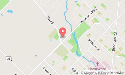 map, Canadian Tire