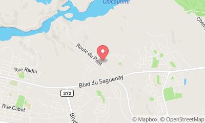 map, Camping de Jonquière inc.