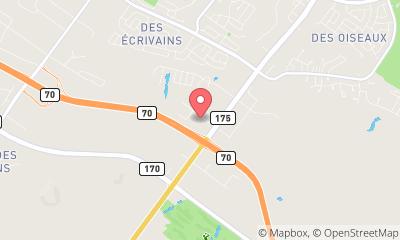 map, Reserve Bois Morin & Blanchette Inc.