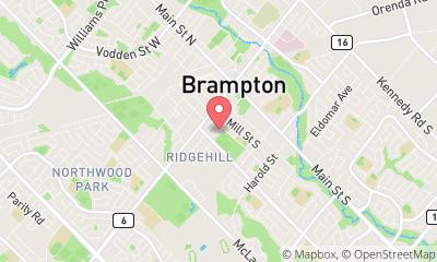 map, Junk Scrap Car Removal Brampton