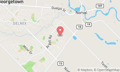 map, Tow truck georgetown - 24hr towing - halton roadside assistance/tow truck milton/oakville/georgetown/halton hills/brampton/mississauga