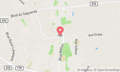 map, Point S - Atelier Du Pneu Mario Lebel Inc.