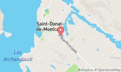 map, Location Marine St-Donat