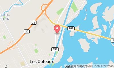 map, Les Pneus Pigeon inc.