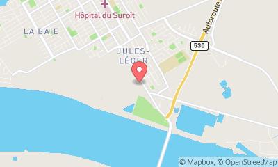 map, Remorquage Leboeuf - Service de remorquage à Valleyfield
