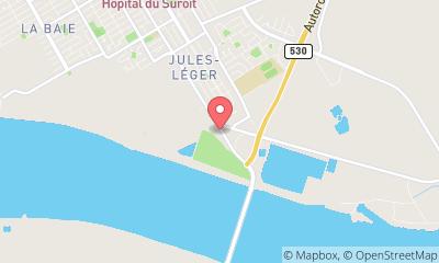 map, Gagné & Brothers Towing