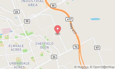 map, Sheffield Auto Services